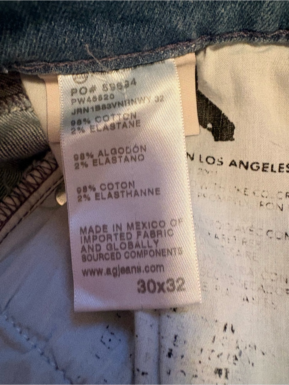 AG Jeans Farrah Boot 18 Years Bisou Mid High Rise Light Wash 30x32 - Picture 9 of 11